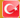 Die Flagge von der Türkei